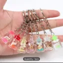 Mini Sea Bottle Keychains – Shell in Bottle Charm (1 Pc)