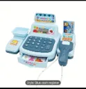 Kids Shopping Cash Register Toy – Blue Cash Register Set