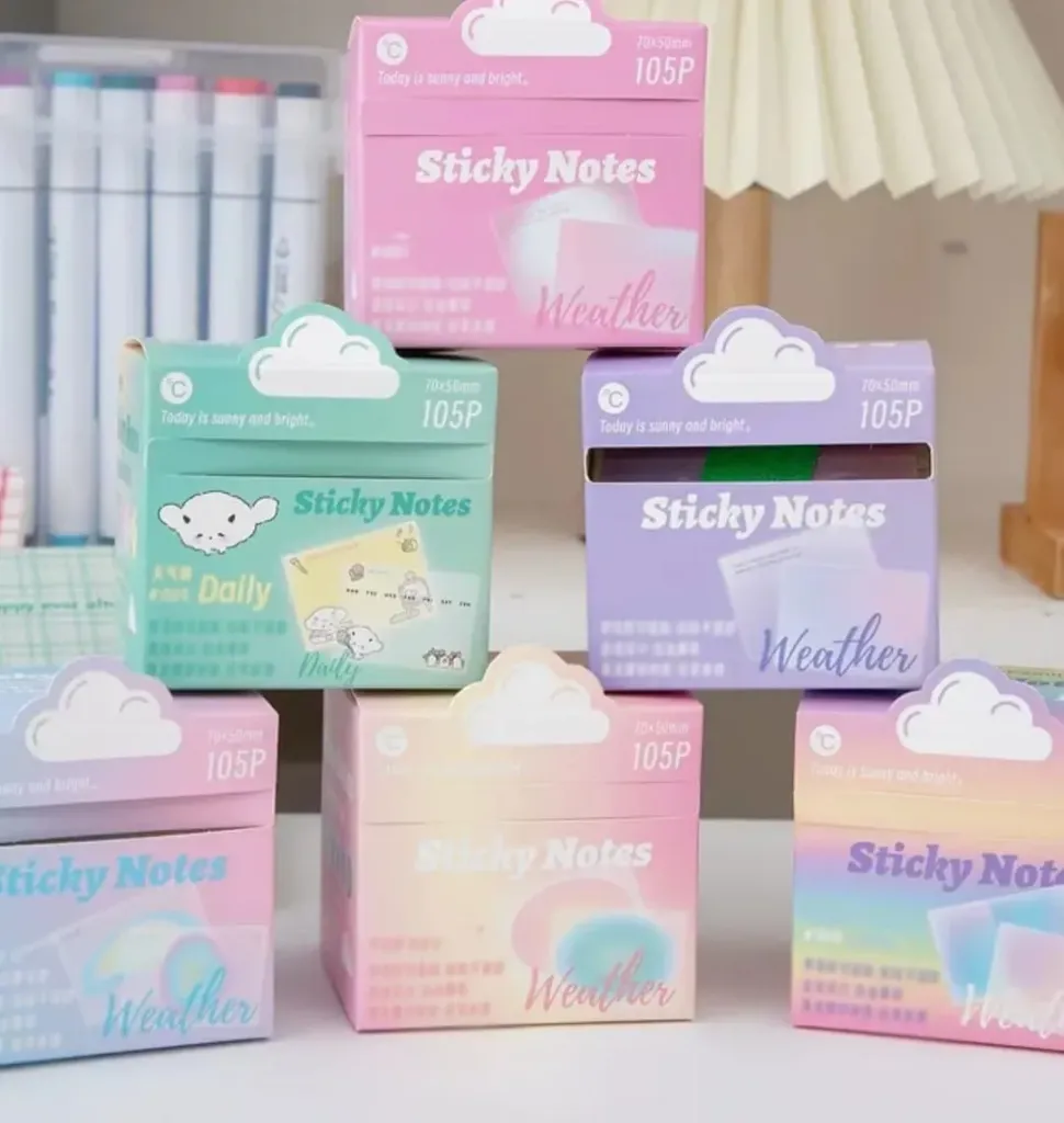 kawai sticky notes