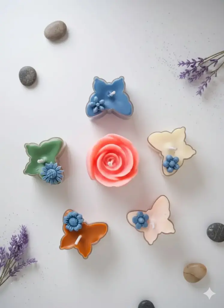 Home made scented candles