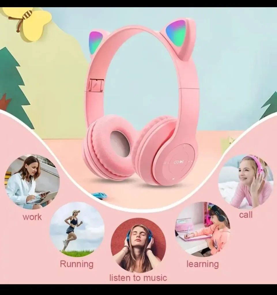 Foldable bluetooth headphones