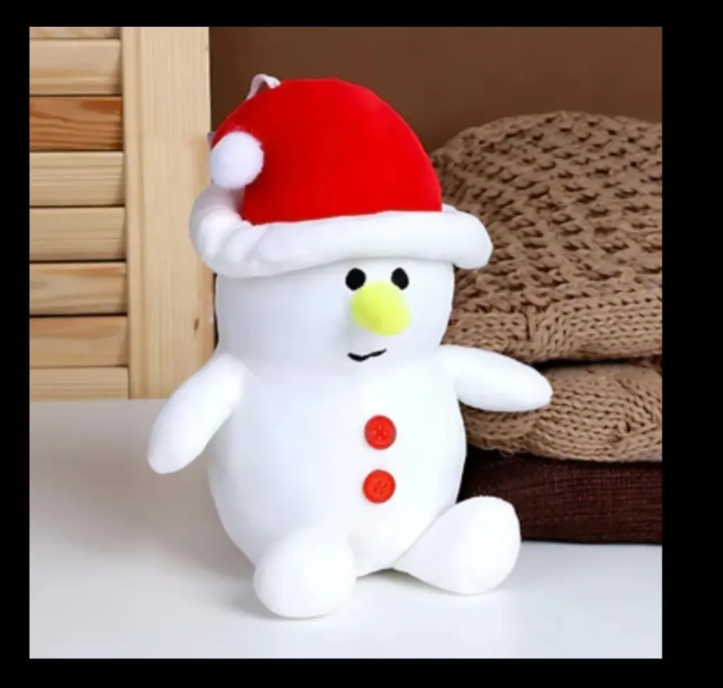 Adorable Christmas Snowman Soft Toy – Plush & Huggable Gift Decor